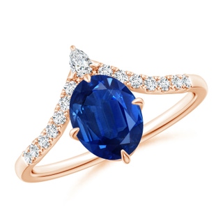 Oval AAA Blue Sapphire