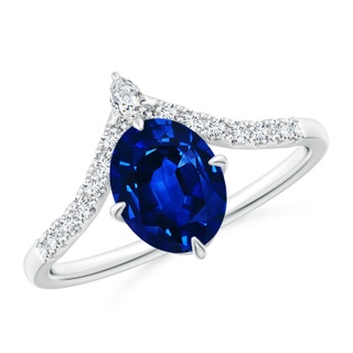 Oval AAAA Blue Sapphire