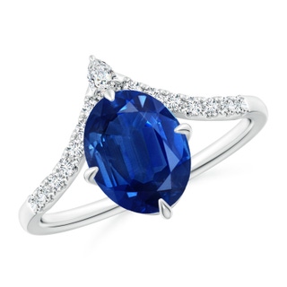 Oval AAA Blue Sapphire