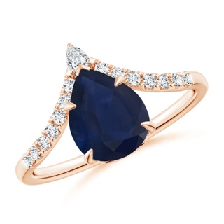 Pear A Blue Sapphire