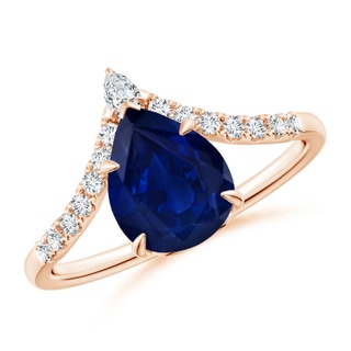 Pear AA Blue Sapphire