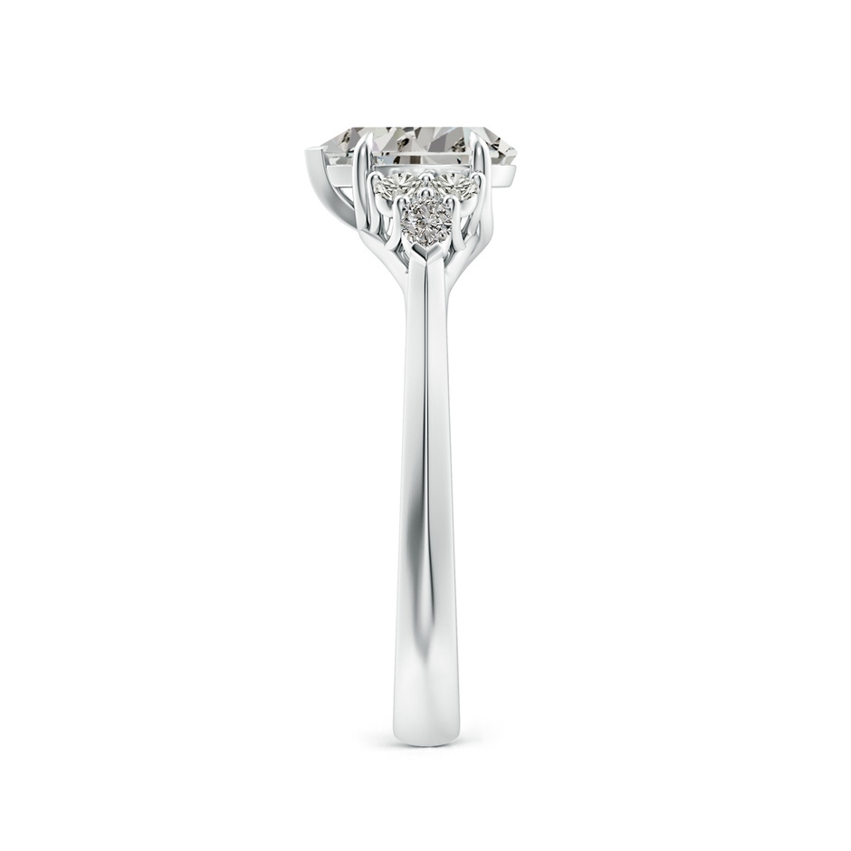 7.7x5.7mm KI3 Pear Shape Diamond Side Stone Engagement Ring with Diamonds in White Gold side 299