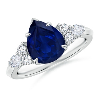 Pear AA Blue Sapphire
