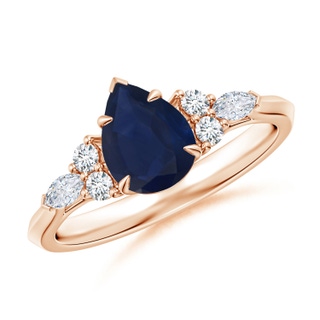 Pear A Blue Sapphire