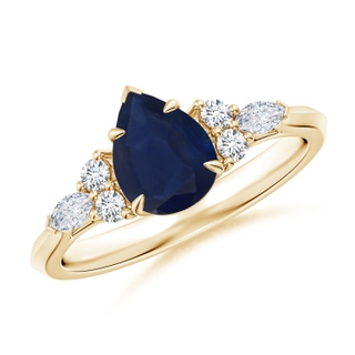 Pear A Blue Sapphire