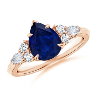 Pear AA Blue Sapphire
