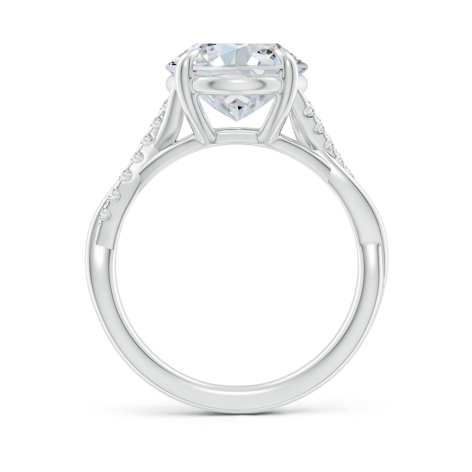 11.5x9mm GVS2 Oval Diamond Twisted Shank Engagement Ring in P950 Platinum side 199