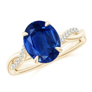 Oval AAA Blue Sapphire