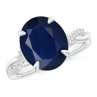 Oval A Blue Sapphire