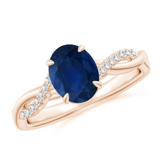 Oval AA Blue Sapphire