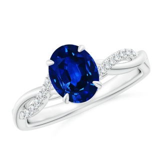 Oval AAAA Blue Sapphire