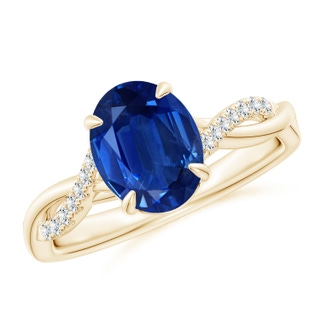 Oval AAA Blue Sapphire