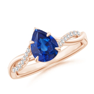 Pear AAA Blue Sapphire