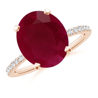 Oval A Ruby