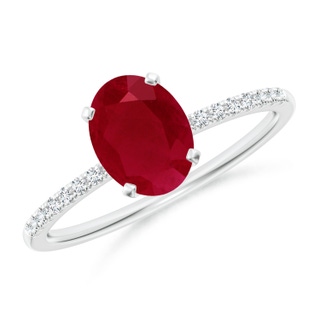 Oval AA Ruby