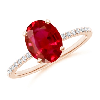 Oval AAA Ruby