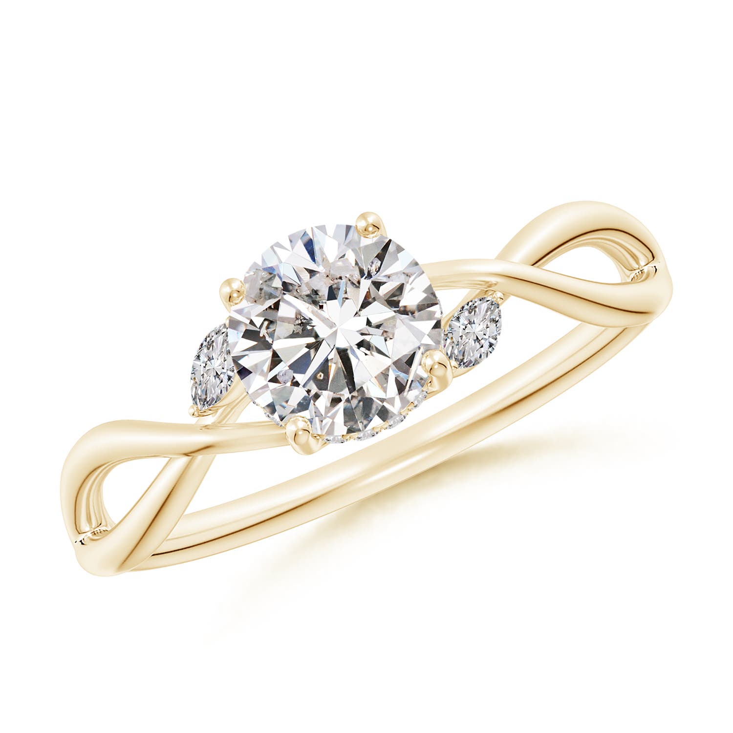 5.9mm IJI1I2 SR4557D-YG-IJI1I2-5.9 in Yellow Gold