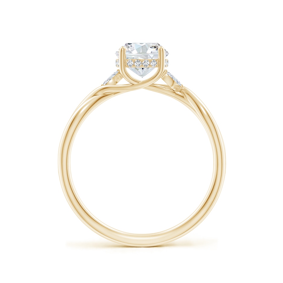 6.4mm GVS2 SR4557D-YG-GVS2-6.4 in Yellow Gold side 199