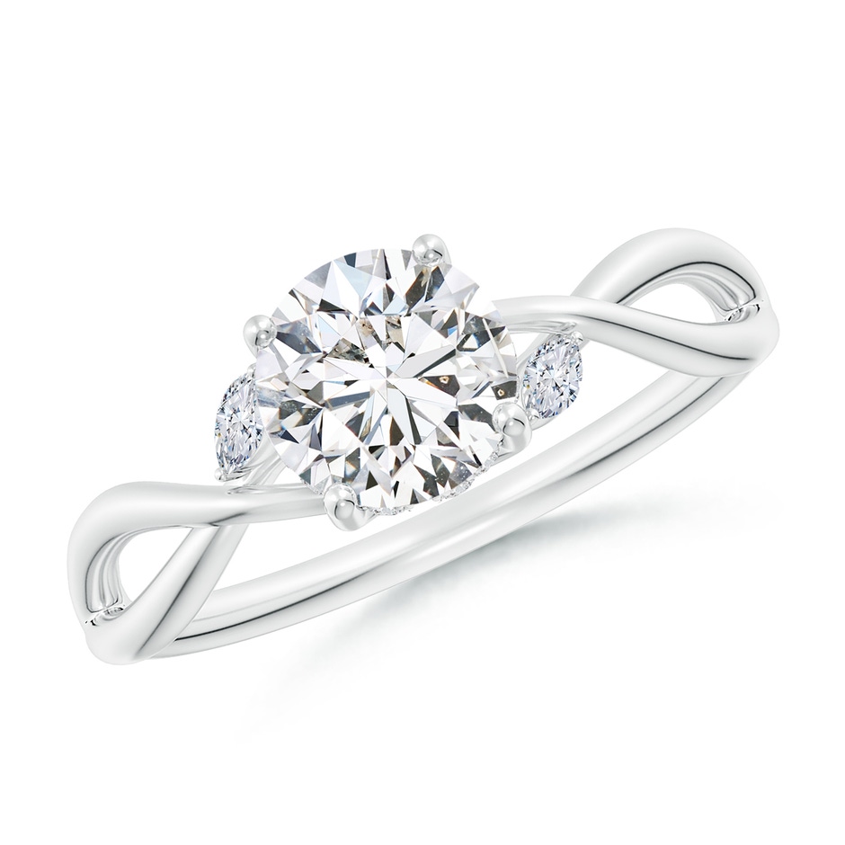6.4mm HSI2 SR4557D-WG-HSI2-6.4 in White Gold 