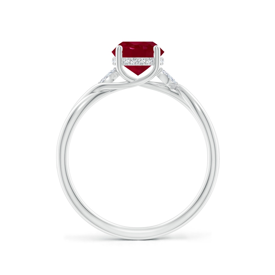 6.5mm AA SR4557RD-WG-AA-6.5 in White Gold side 199