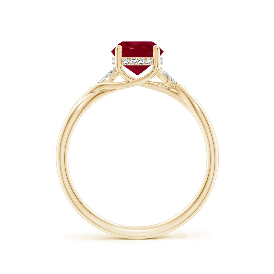 6.5mm AA SR4557RD-YG-AA-6.5 in Yellow Gold side 199