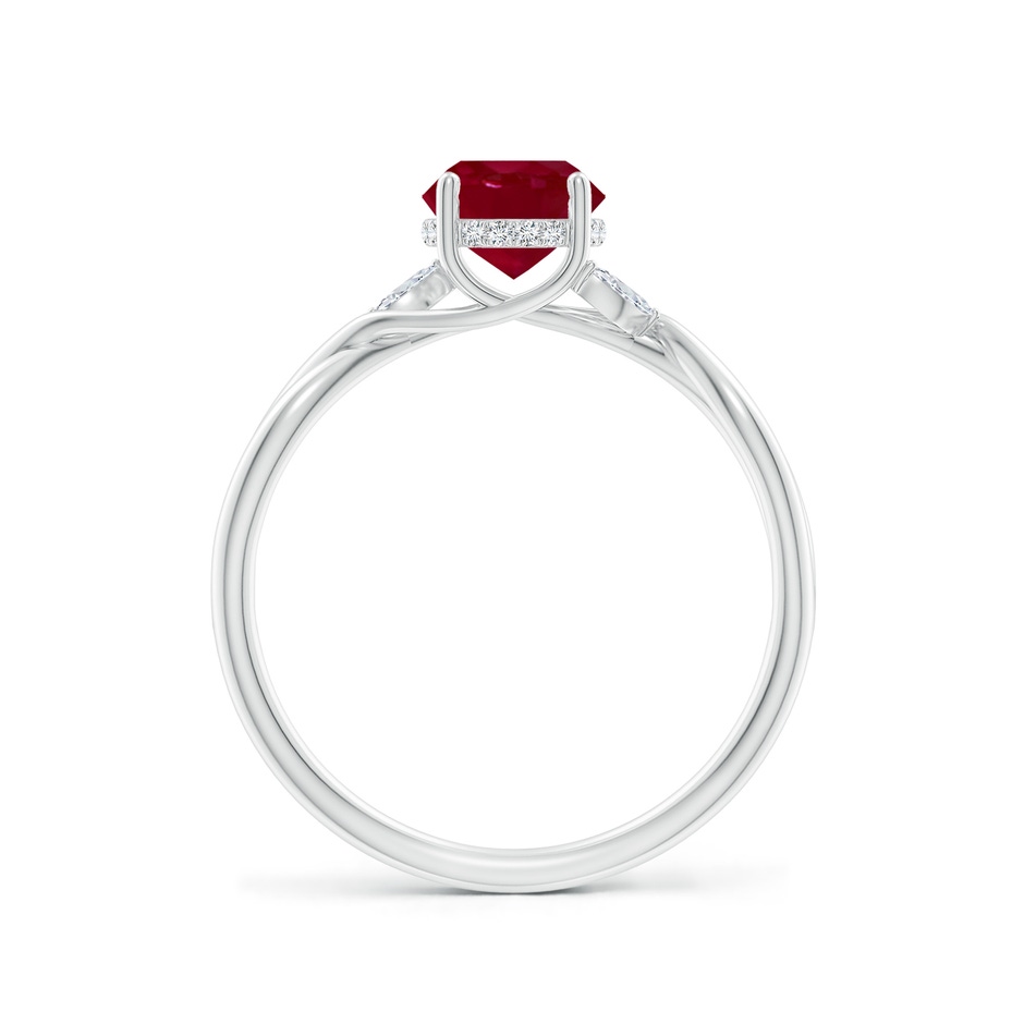6mm AA SR4557RD-WG-AA-6 in White Gold side 199