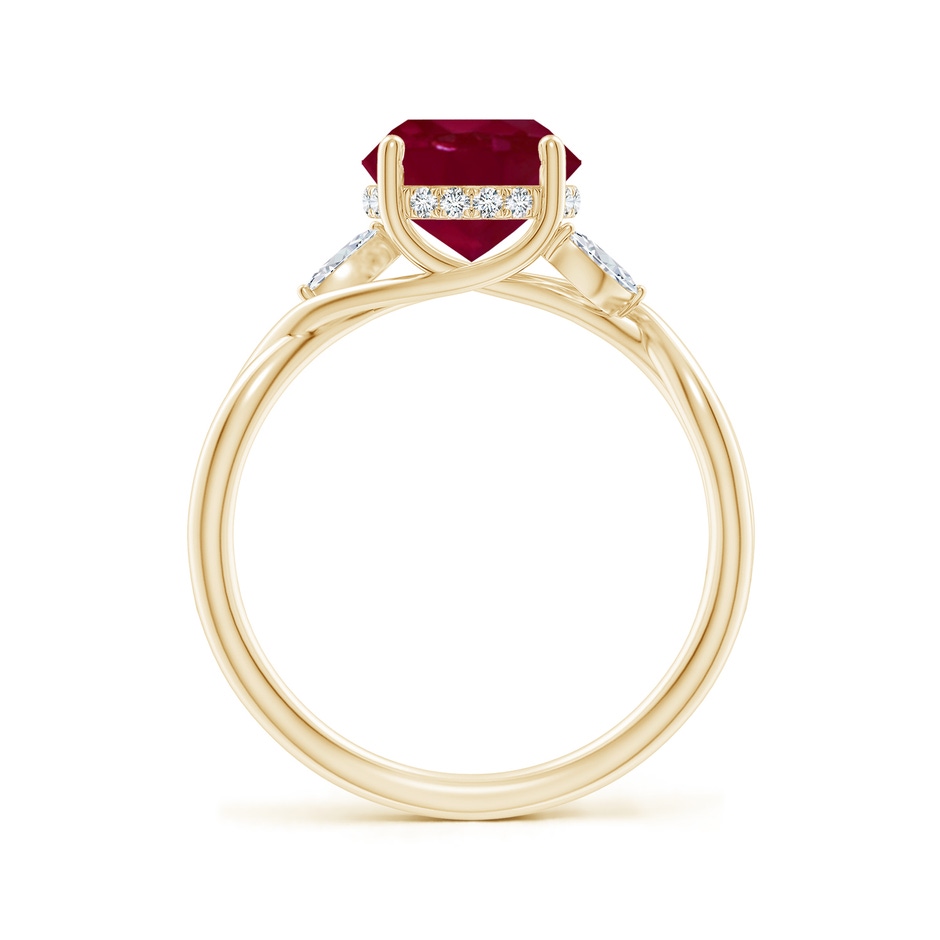 8mm A SR4557RD-YG-A-8 in Yellow Gold side 199