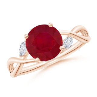Round AA Ruby