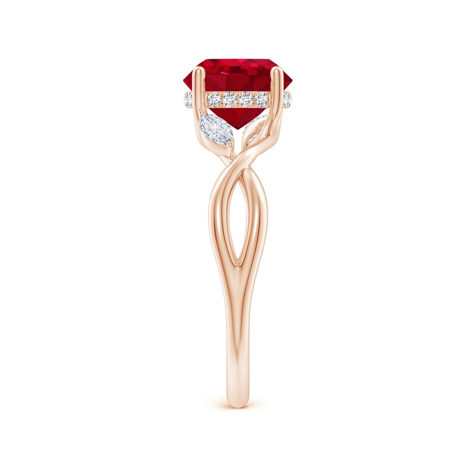 8mm AAA SR4557RD-RGE-AAA-8 in 18K Rose Gold side 299