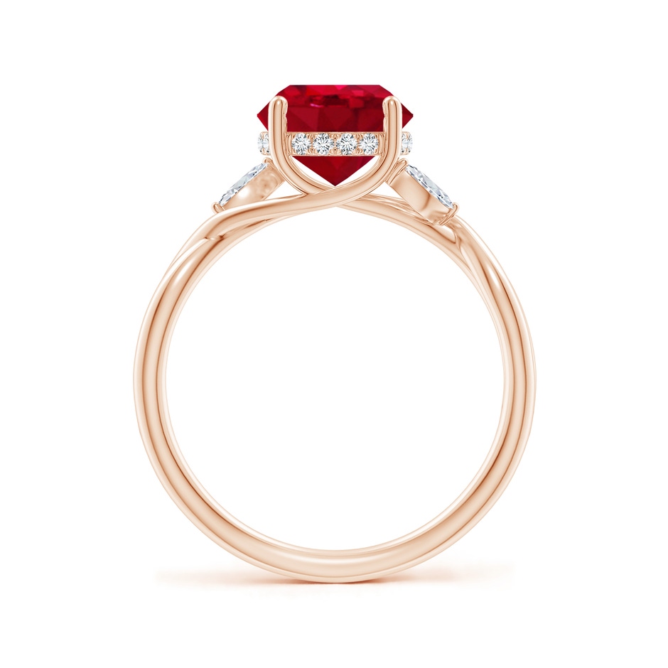 8mm AAA SR4557RD-RG-AAA-8 in Rose Gold side 199