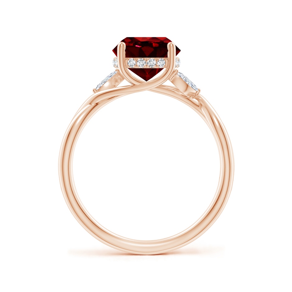 8mm AAAA SR4557RD-RGE-AAAA-8 in 18K Rose Gold side 199