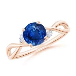 Round AAA Blue Sapphire