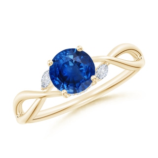 Round AAA Blue Sapphire