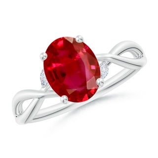 Oval AAA Ruby