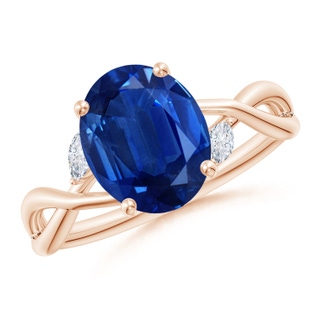 Oval AAA Blue Sapphire