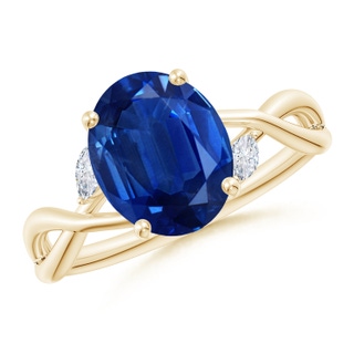 Oval AAA Blue Sapphire