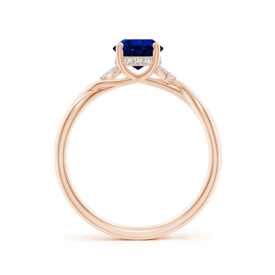 8x6mm AAAA SR4558SD-RG-AAAA-8x6 in Rose Gold side 199