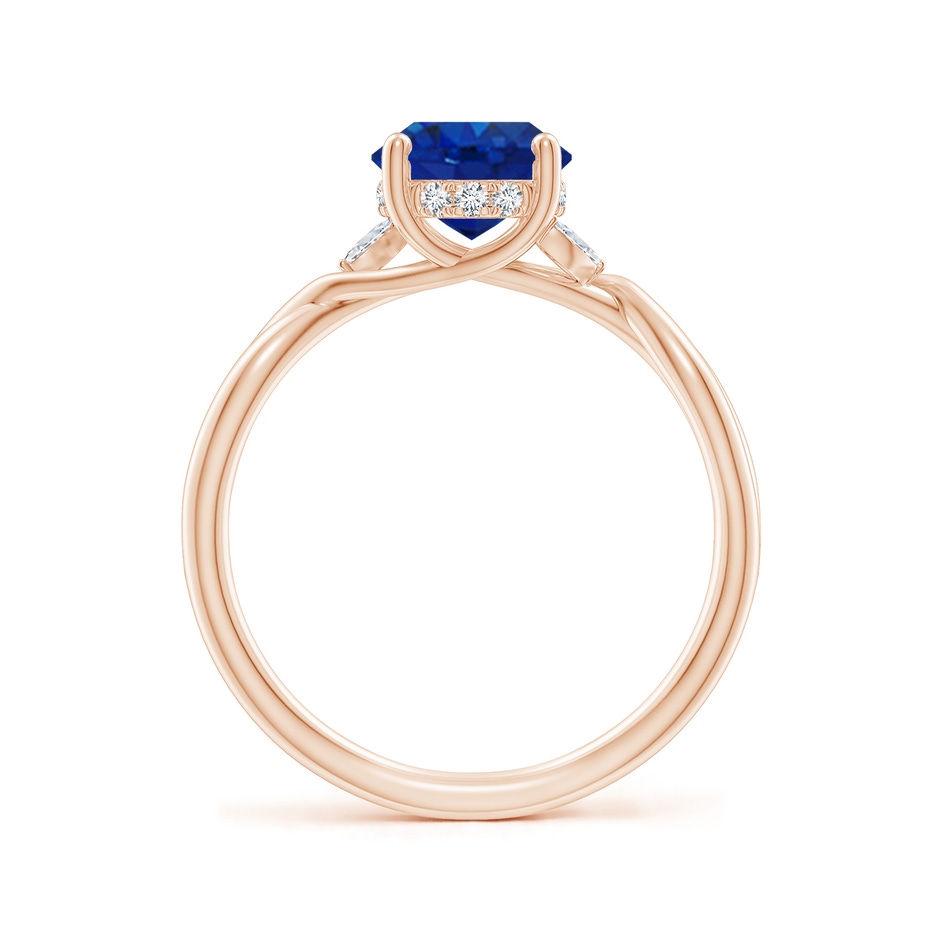 9x7mm AAA SR4558SD-RG-AAA-9x7 in Rose Gold side 199