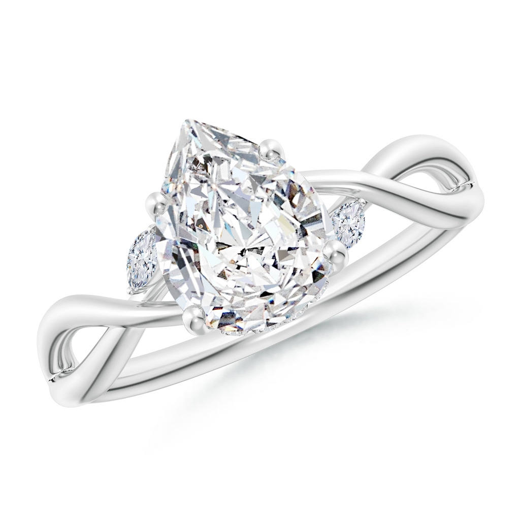 9x7mm HSI2 SR4559D-WG-HSI2-9x7 in White Gold