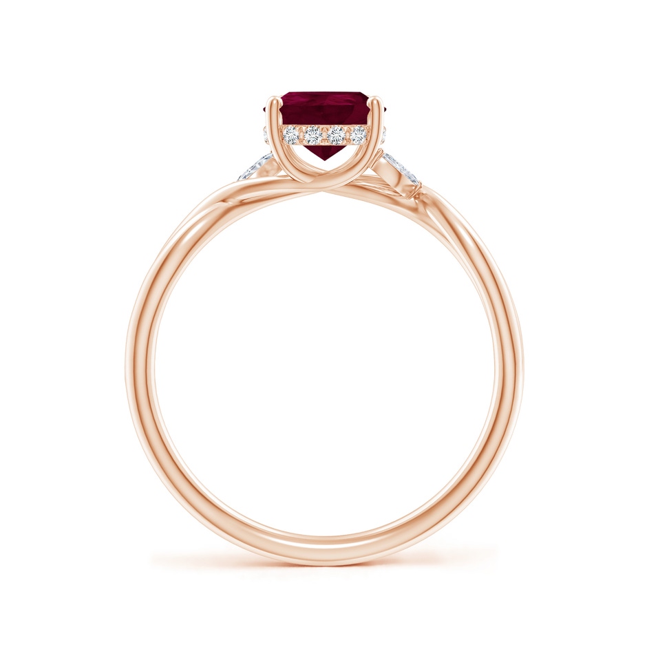 8x6mm A SR4559RD-RG-A-8x6 in Rose Gold side 199