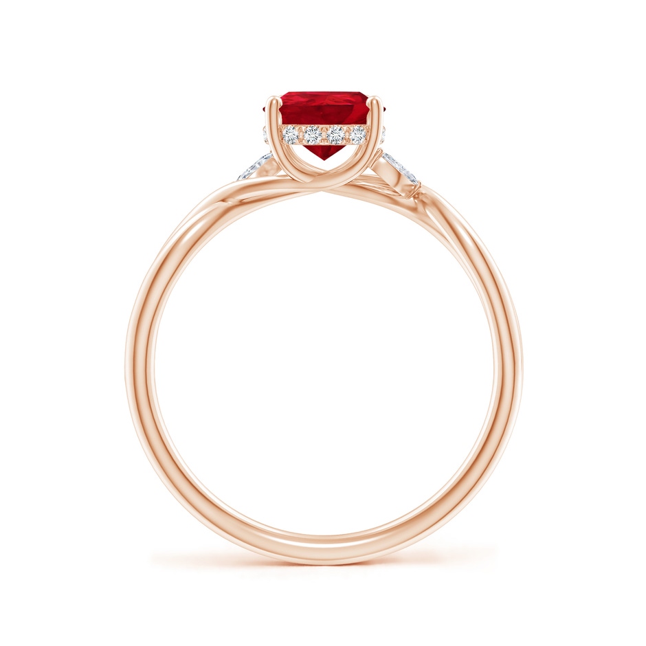 8x6mm AAA SR4559RD-RG-AAA-8x6 in Rose Gold side 199