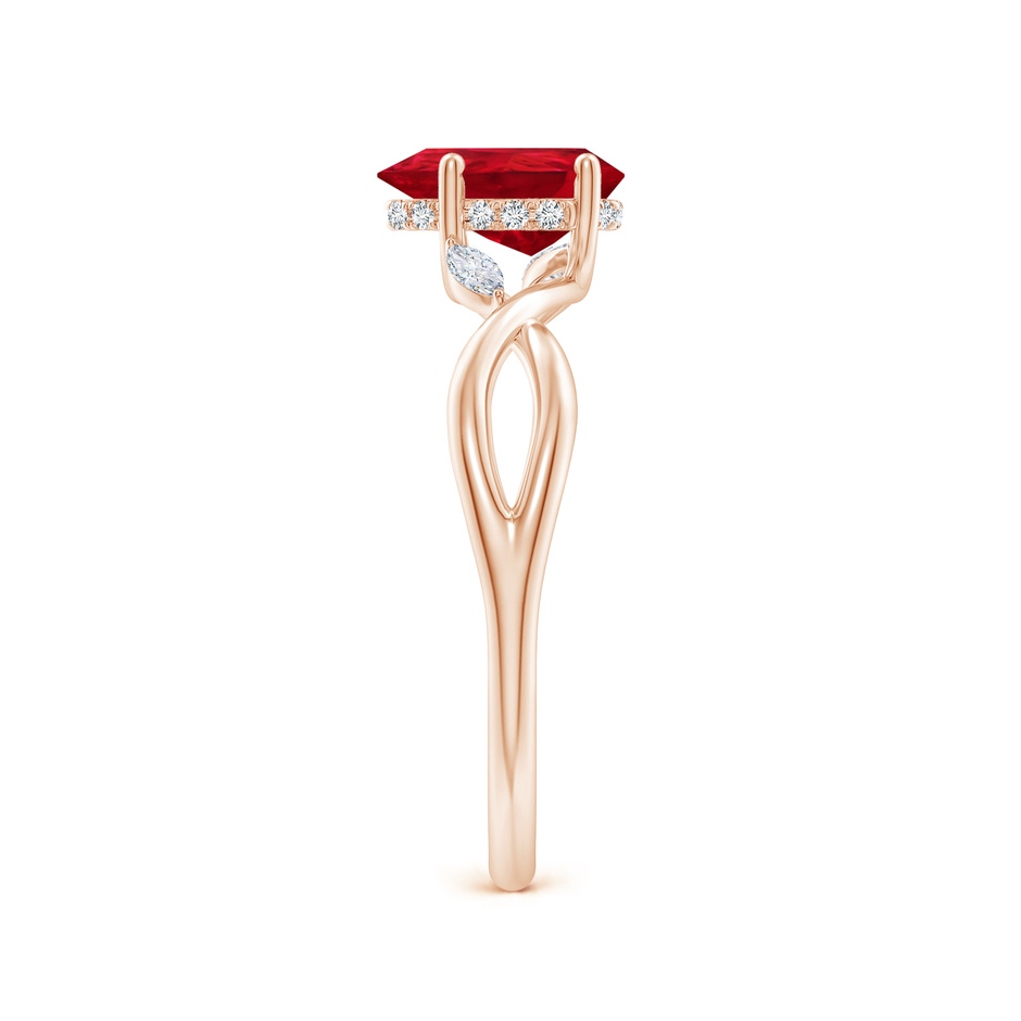 8x6mm AAA SR4559RD-RG-AAA-8x6 in Rose Gold side 299