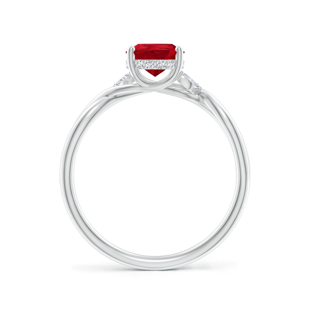 8x6mm AAA SR4559RD-WG-AAA-8x6 in White Gold - side 199