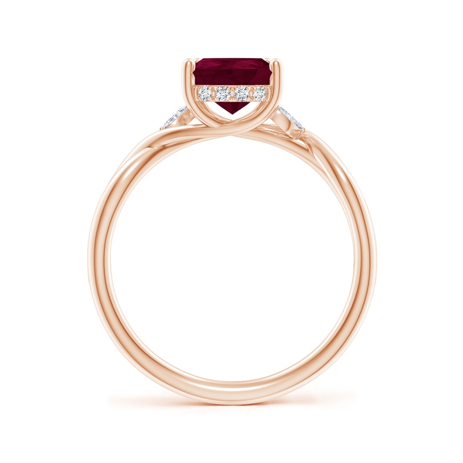 9x7mm A SR4559RD-RGE-A-9x7 in 18K Rose Gold side 199