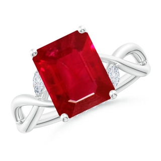 Emerald Cut AAA Ruby