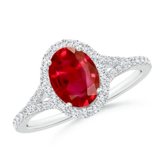 Oval AAA Ruby