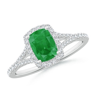 Cushion Rectangular A Emerald