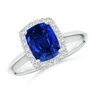 Cushion Rectangular AAAA Blue Sapphire