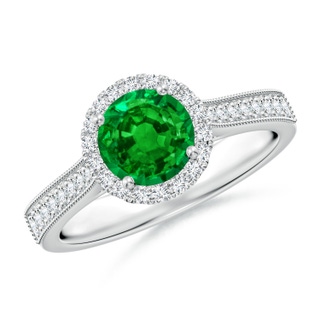 Round AAAA Emerald