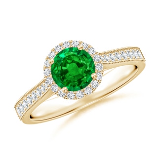 Round AAAA Emerald
